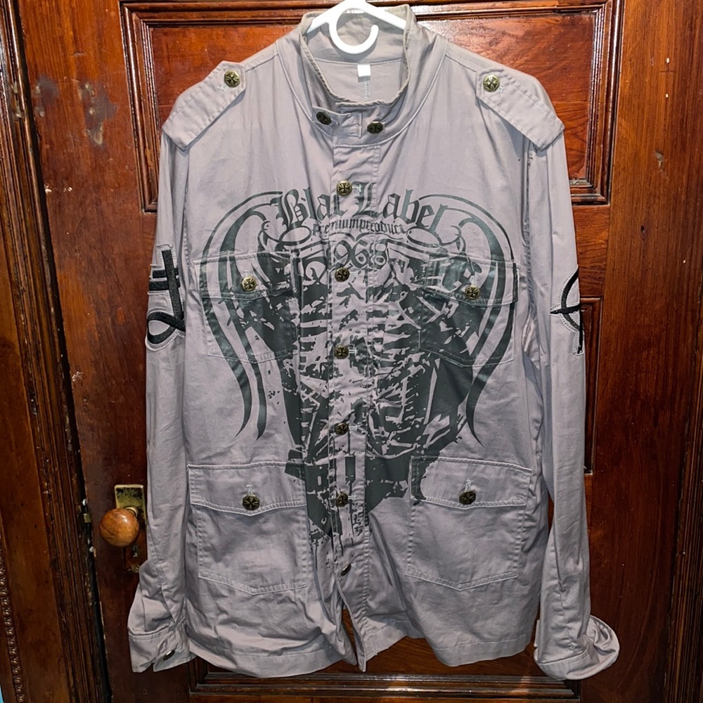 Blac Label Military Style Shirt/Light Jacket